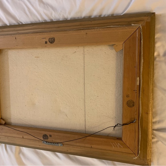 Original Vintage Japanese Oil Painting - Picture 7 of 7